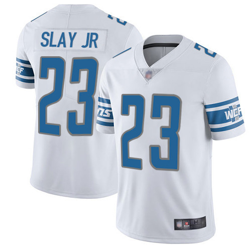 Detroit Lions Limited White Men Darius Slay Road Jersey NFL Football #23 Vapor Untouchable->detroit lions->NFL Jersey